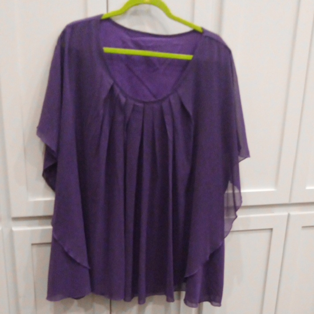 Elegant Purple Women's Top